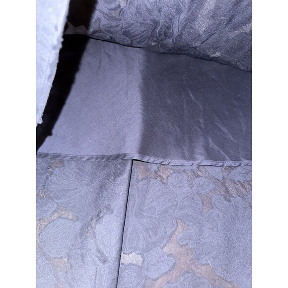 Banana Republic Navy Jacquard Cutout Lace-Up Midi Dress 12 NWT $160 Romantic - Picture 9 of 10